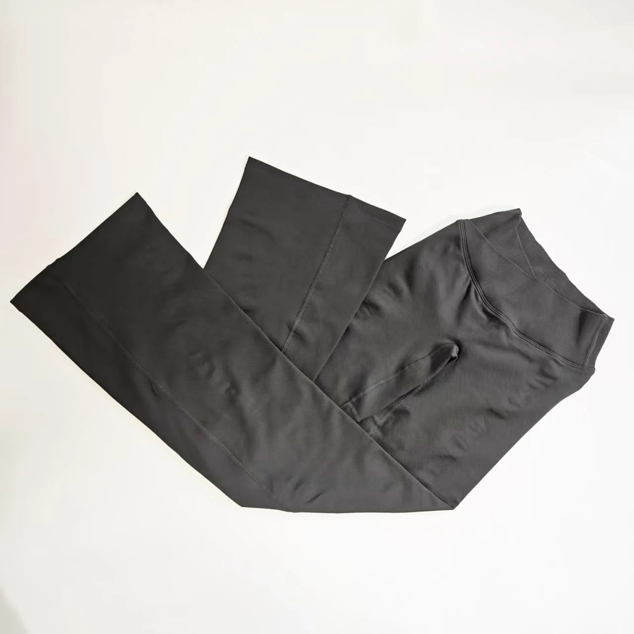 NCLAGEN Vision Flares Damen Fitnessstudio Fashion Yogahosen mit überkreuzter Vorderseite, hoher Taille, nahtlosen Sport-Leggings, Fitness-Hosen mit weitem Bein