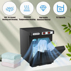 150W UV-Ozon Beheizter Handtuchsterilisator 5L Schnelle Aufwärmzeit für Spa Nagelstudio 3-in-1 Desinfektion mit Wärme & UV & Ozon