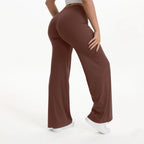 SoftMotion Damen Leggings Gerade Beine Mittlere Taille Yoga-Hose GYM-Leggings Naked Feel Pilates Laufhose Sporthose
