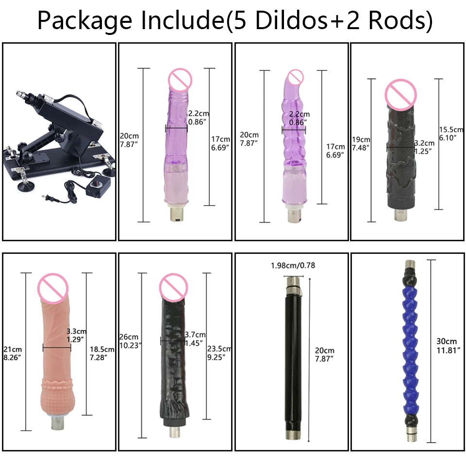 ROUGH BEAST Sexmaschine für Frauen und Männer mit Dildoaufsatz, automatische Masturbationsmaschine, 3XLR-Anschluss, Sexspielzeugprodukte