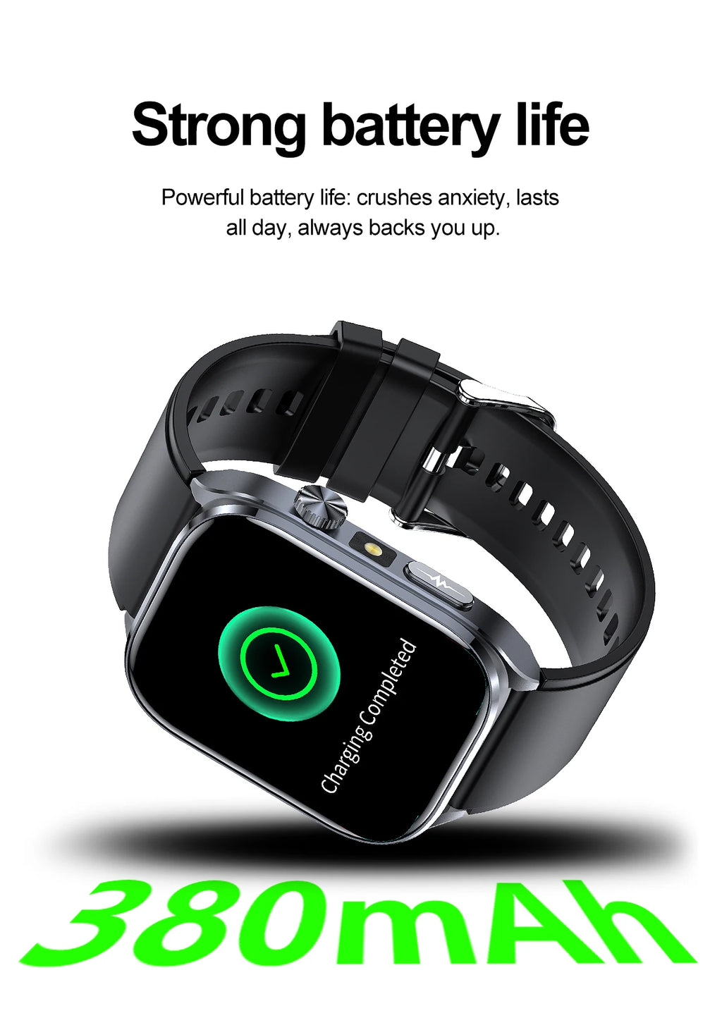 Neue Gesundheitsuhr Harnsäure Blutdruck Blutsauerstoff Körperanalyse Körperfett Smartwatch EKG+PPG Bluetooth Anruf Uhr Frauen Männer