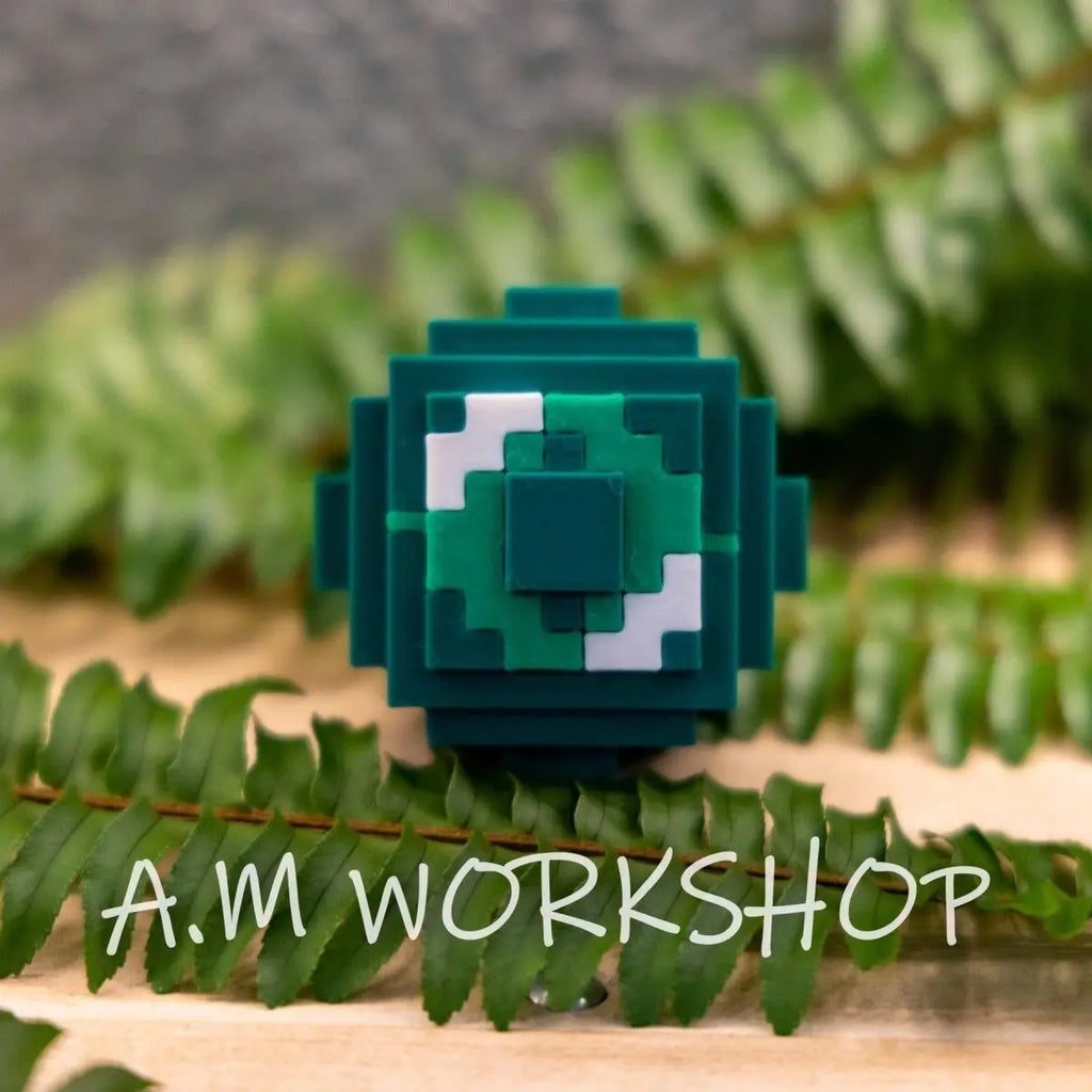 Im Pixel-Stil gedrucktes Enderman-Auge, 3D-gedrucktes Deko-Möbel für Videospiele, hochauflösende Spielumgebung, Tischdekoration, Geschenk