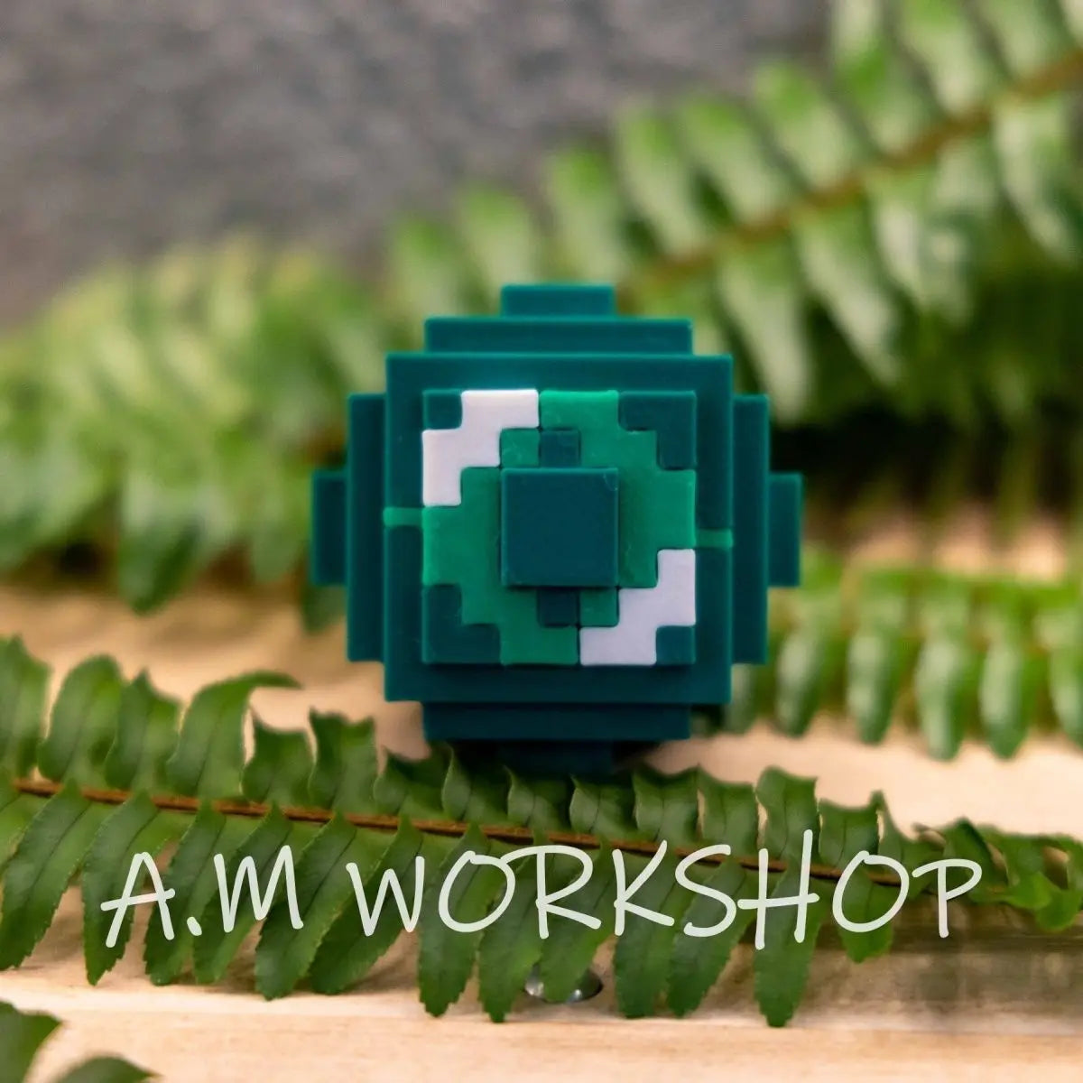Im Pixel-Stil gedrucktes Enderman-Auge, 3D-gedrucktes Deko-Möbel für Videospiele, hochauflösende Spielumgebung, Tischdekoration, Geschenk