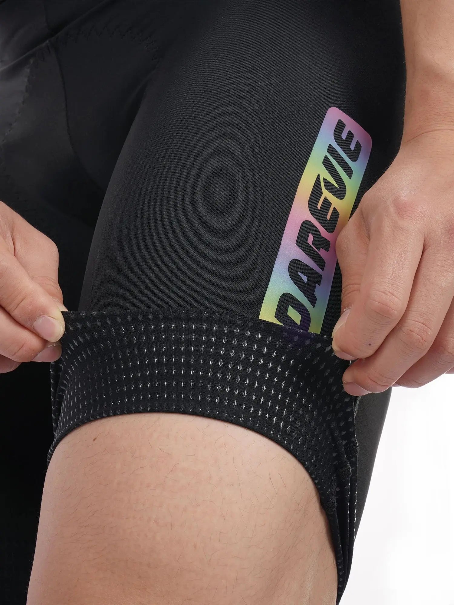DAREVIE Radhose Seamless 4.0 Italien ELASTIC-INTERFACE Polster Radhose Diamond Beinabschluss Herren Trägerhose