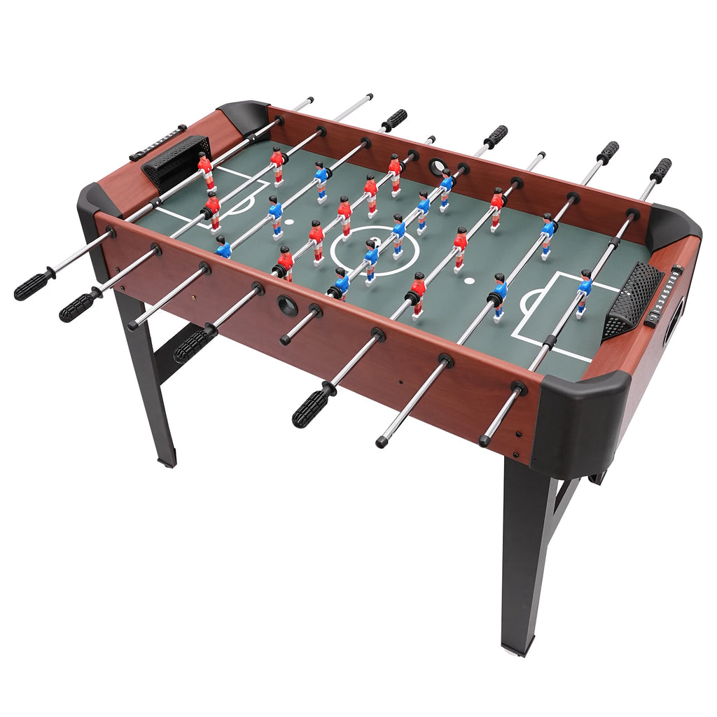 Tischkicker Tischfußballspiel 8 Stangen Tischfußballspiel 119x61cm Indoor-Unterhaltung für Kinder, Erwachsene, Heimspielzimmer