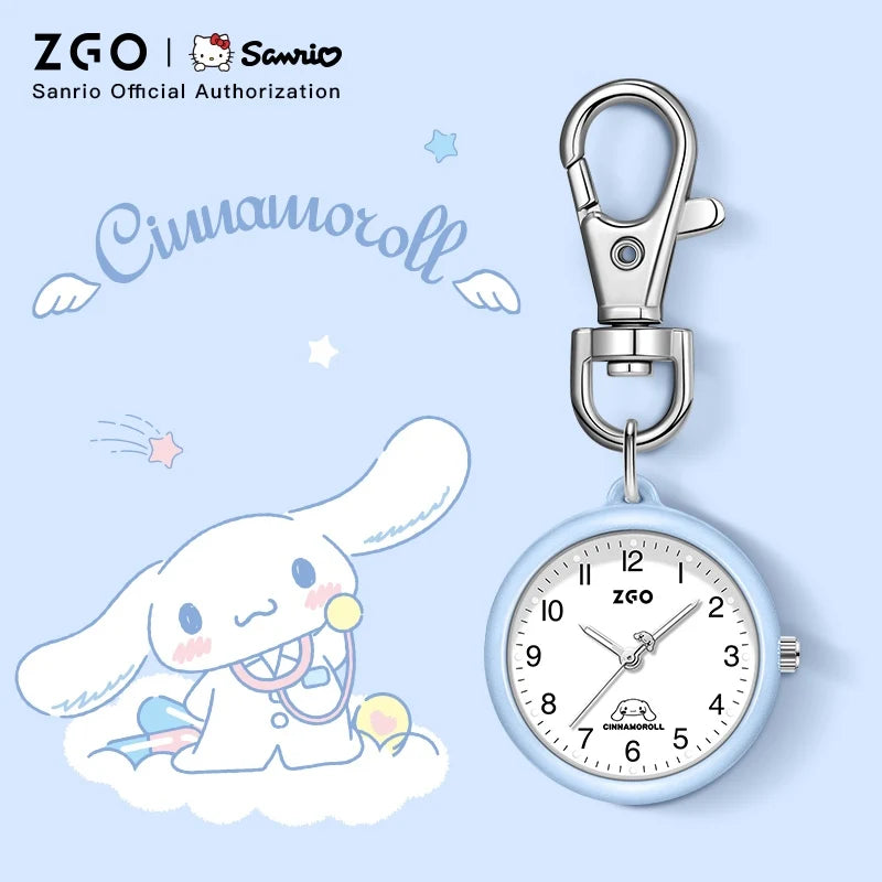 ZGO Sanrio Cinnamoroll Lady Pocket Watch, Simple Design Sense Pendant Watch, Waterproof, Quartz Watch, Gift 733 Hauptbild