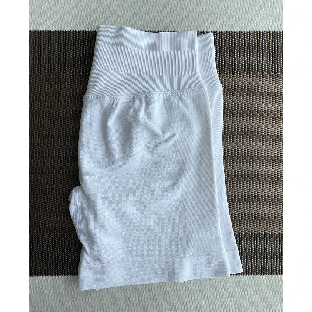 TKITK Shorts Nahtlose Yogahosen Damen Fitness Outfits Shark Bite Shorts für Fitnessstudio Laufen Radfahren Leggings