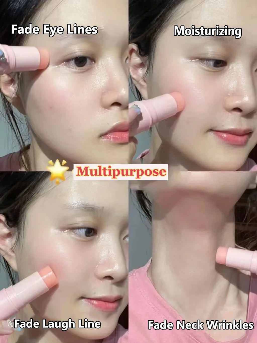 Kollagen Anti-Falten Multi Bounce Balsam Stift Sofortige Anti-Aging Straffung Anhebung Aufhellung Mattierende Gesichtshaut Feuchtigkeitspflege Kosmetik