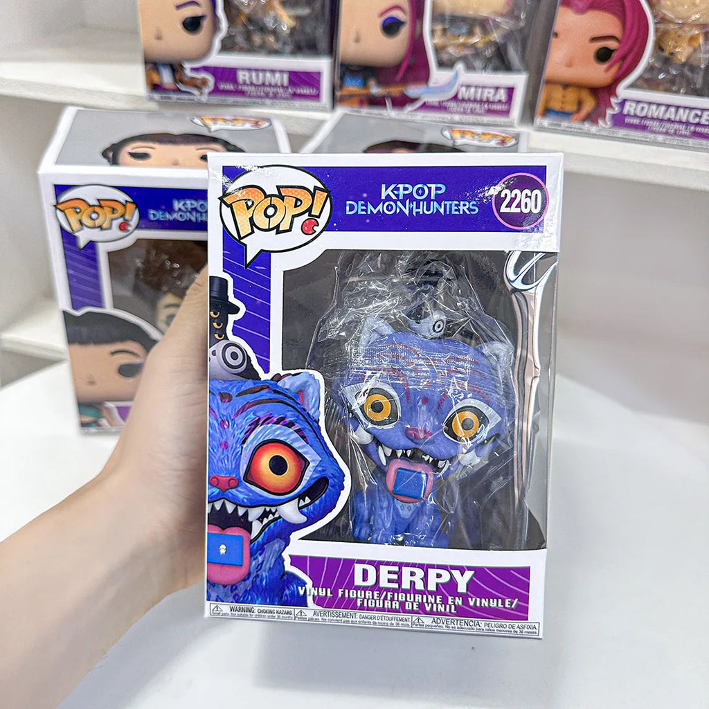 Funko POP KPOP Hexenjäger-Gruppe Trendiges Handheld-Büroperipherie-Spielzeug-Cartoon-Modell-Ornamente Jungen-Geburtstagsgeschenk