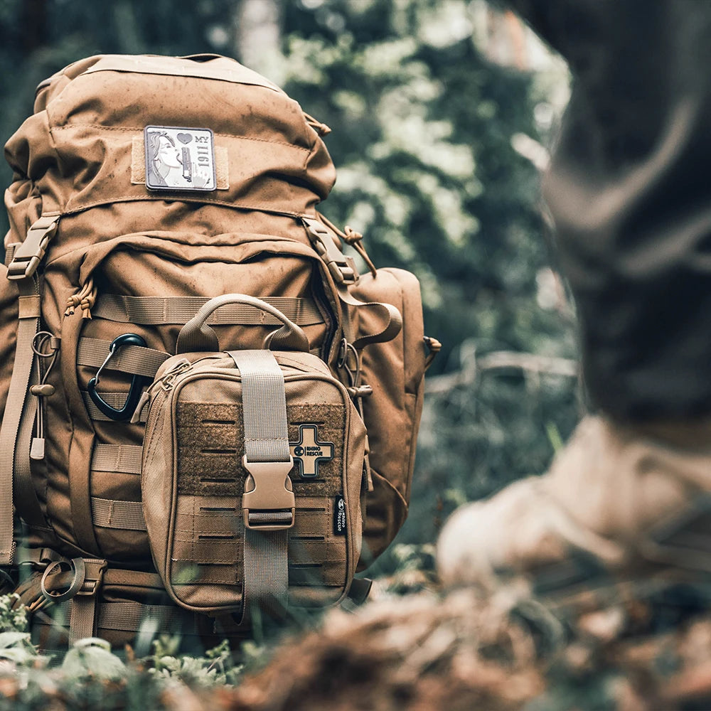 RHINO RESCUE-SE IFAK Trauma Erste-Hilfe-Set, taktische medizinische Tasche für Auto, Zuhause, Reisen, Wandern und Camping, Notfall-Überlebensausrüstung