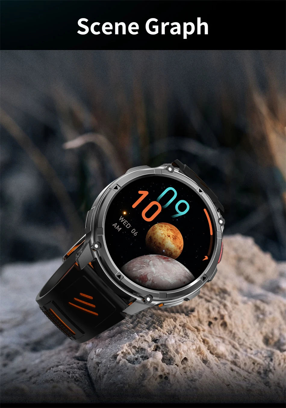 2026 Neue T-Rex 3 Ultra 1100mAh Smartwatch 5ATM Wasserdicht Outdoor Sport GPS Track Herzfrequenz Kompass Bluetooth Anruf Smartwatch