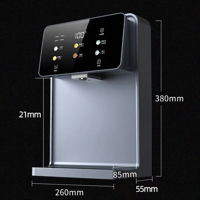 Wandmontierter Instant-Warmwasserspender UV-Sterilisation Quantitative Wasserausgabe 100℃ Wasserkocher Smart Dispenser für Zuhause