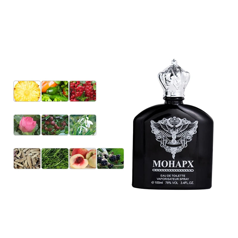 Arabisches Dubai blumig-fruchtiges Parfüm, Zitrus-/Holziger Damenduft, Glamour Herren frisches Eau De Toilette, Vetiver/Zitrone/Lavendel Duft