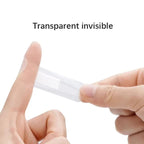120 Stück wasserdichtes Pflaster, transparent, unsichtbar, blutstillend, atmungsaktiv, Scheuerschutz-Pflaster