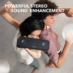(EU Lager) Soundcore 3 von Anker, Bluetooth 5.0 Lautsprecher, 24 Std. Spielzeit, IPX7 wasserdicht, Stereo-Sound mit Titanmembran, Bas
