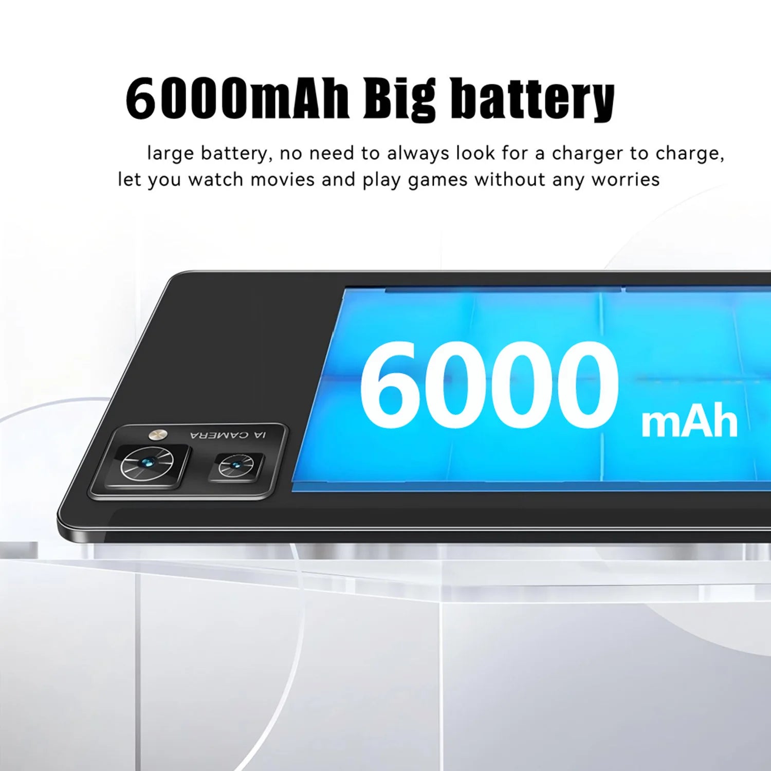 2025 Neu verbessertes Pad 10,1 Zoll Android-Tablet Octa Core 6GB RAM 128GB ROM Dual-Netzwerk WLAN Dual-Kameras Tablet PC 6000mAh