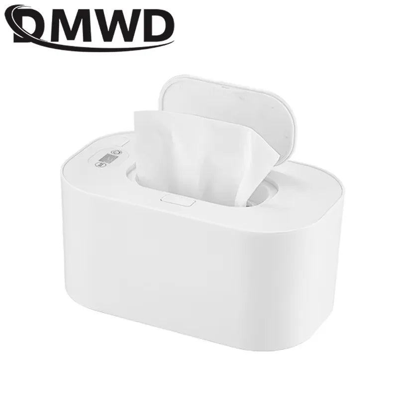 DMWD USB Feuchttücherwärmer Baby-Feuchttücher-Heizgerät Handtuchspender Serviettenheizbox für Zuhause und Auto Feuchttücherwärmer Desinfektionstücher
