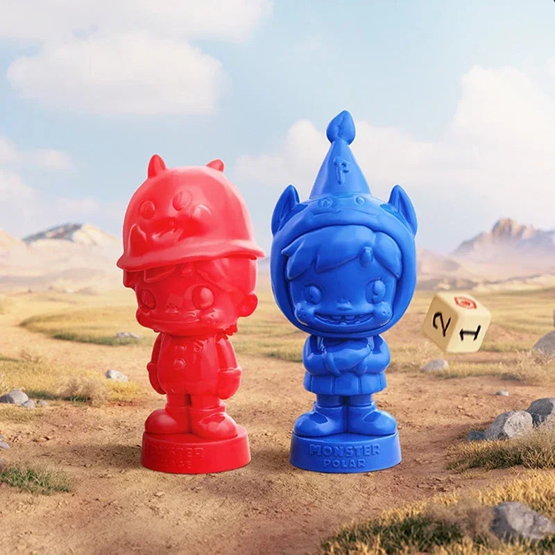 POP MART POLAR Monster Village Serie Blind Box – Süße Anime-Figuren, Ornamente, Überraschungsgeschenkpuppe – Originalspielzeug für Sammler