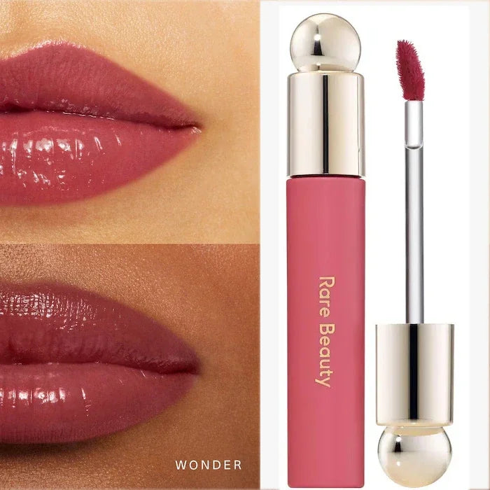 Rare Beauty Melting Cream Blush Make-up Matt Perlmutt Textur Glitzer Rouge Highlighter Hell nähren befeuchten Lipgloss