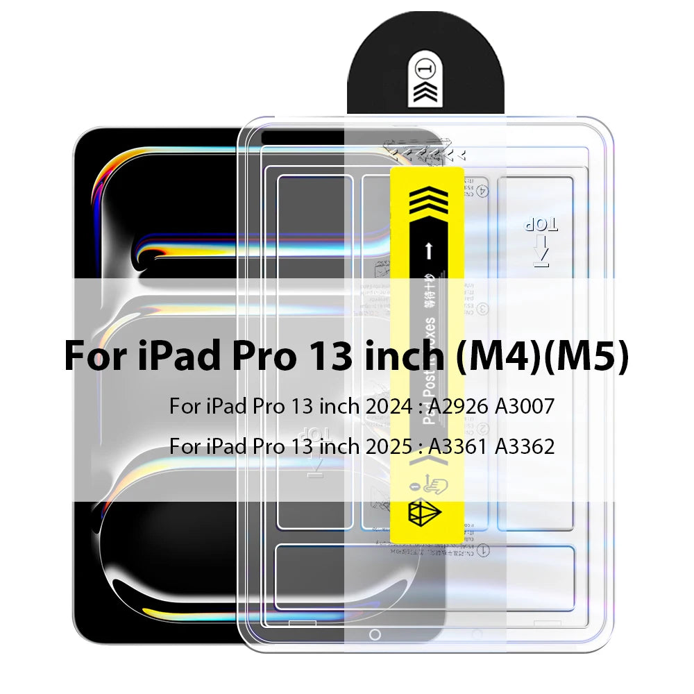 Displayschutzfolie Gehärtetes Glas Für iPad Pro 13 11 M5 M4 12.9 A16 10 9 10. 9. Generation Air 5 4 3 M3 M2 Mini 7 6 Zubehör