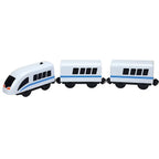 Holz-Lokomotive, magnetische elektrische Eisenbahn-Spielzeuge, passend für Biro-Holz-Druckguss-Schlitz-Eisenbahnstrecke, pädagogisches Spielzeug für Kinder