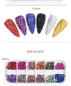 Maniküre-Set für Nagelpailletten-Kit Nagelpflege-Zubehörset Nagelkunst-Pinsel Nägel-Zubehör Maniküre-Werkzeuge