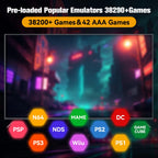 Retrobat & Playnite System HDD Retro-Spielekonsole für PS3/PS2/WIIU/WII/Switch/MAME 50+ Emulatoren 38293 Spiele & 42 AAA PC-Spiele für PC