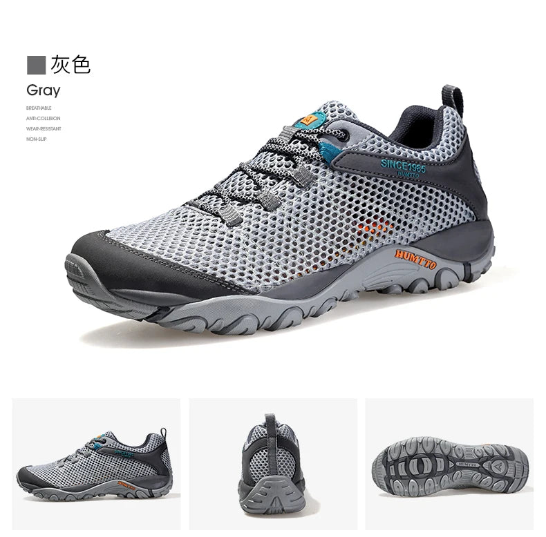 HUMTTO Men Hiking Shoes Breathable Outdoor Sports Climbing Shoes hunting shoes women Trekking Sneakers ankle boots tennis shoes