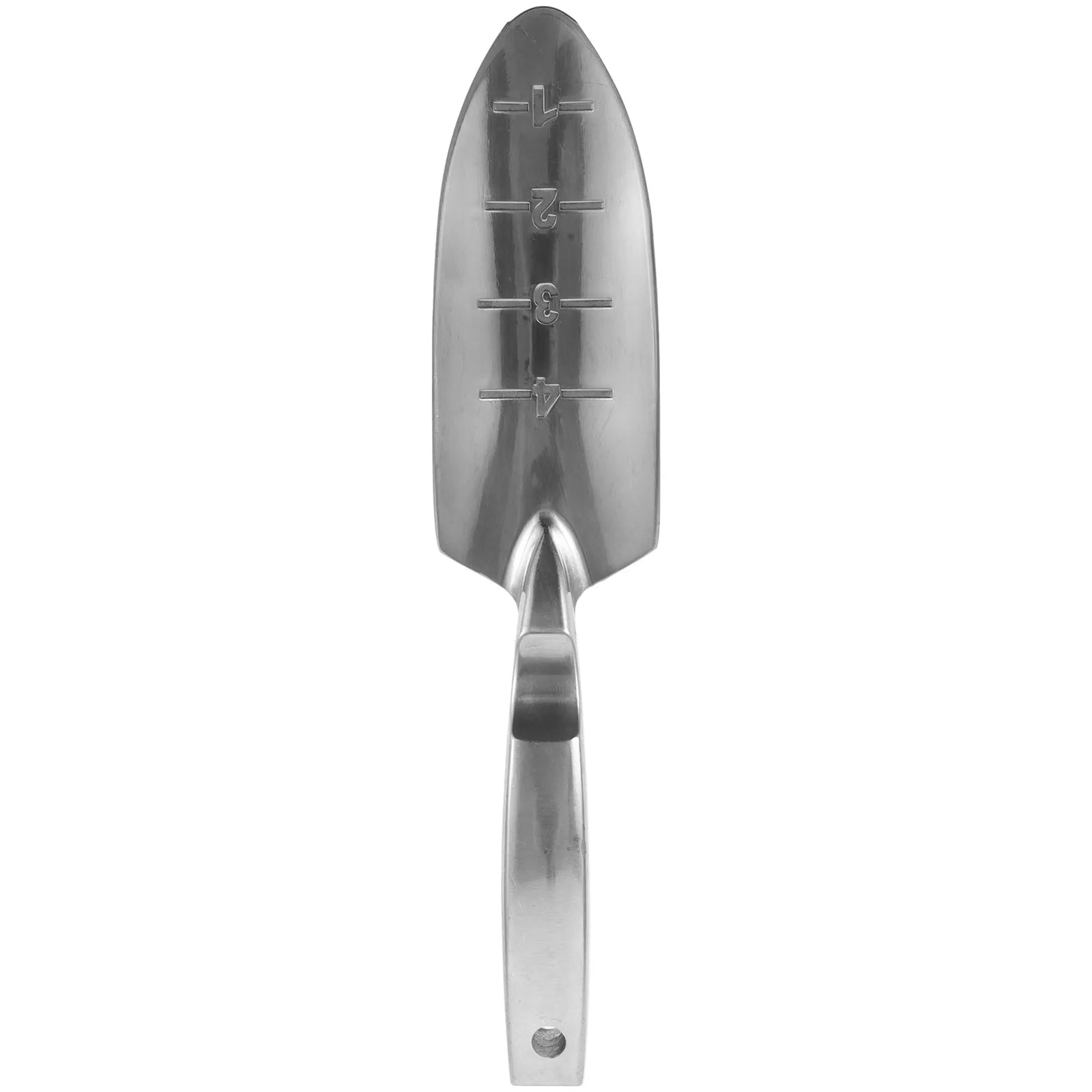 Aluminiumlegierung Gartenhandschaufel Leichtes tragbares Grabwerkzeug zum Pflanzen von Erde Kultivator für Outdoor Camping Wandern