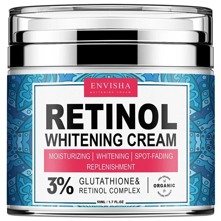 ENVISHA Retinol-Kollagen-Creme Gesichtspflege Anti-Aging-Falten Tiefenhydratation Feuchtigkeitsspendende Hautgesundheit Aufhellende Exfoliation