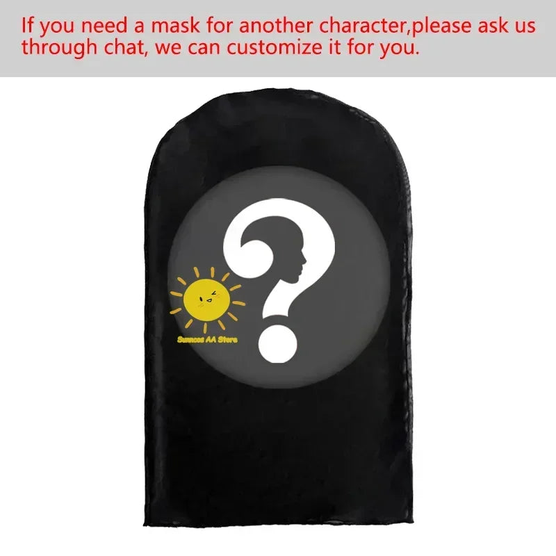 Neue 3D-gedruckte Kanye Maske Drake Elastisches Mesh Vollgesichtsmaske für Unisex Cosplay Kopfbedeckung Party Simulation Sturmhaube Mütze Kopfbedeckung