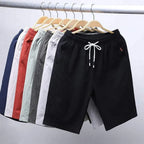 Herren-Sommer-Freizeithose in großen Größen, Strandhose, Laufhose, gerade kurze Hose, dünne Jogginghose, Freizeit-Loose-Shorts