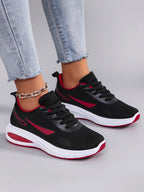 Frühlings-Freizeitsportschuhe für Damen, modisch, atmungsaktiv, leicht, rutschfest, verschleißfest, flache Schuhe