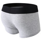 CLEVER-MENMODE Herrenunterhose mit offenem Penisbeutel, Loch, Boxershorts, Cockring, Slip, Baumwollunterwäsche, Boxershorts hombre