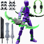 T13 Actionfigur, 3D-gedruckt, mehrgelenkig, beweglich, Titan 13 Lucky Dummy Nova Roboter-Actionfigur, Desktop-Montage, fertiges Geschenk