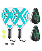 Padel-Tennisschläger Strandtennisschläger Carbonfaser Leichte Tennisschläger Outdoor-Sport Herren- und Damen-Leuchtschläger