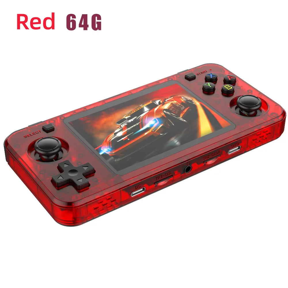 R36H ARKOS Retro Handheld-Spielekonsole Tragbarer 64G 128G Pocket-Videoplayer 3,5 Zoll IPS-Bildschirm R36S quer Kindergeschenk