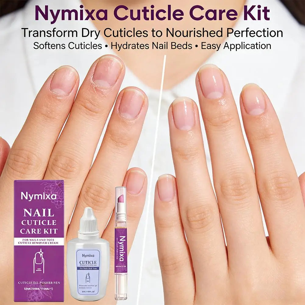 1/2er-Set Nagelhäutchenpflege-Kit, Nagelhaut-Erweichungsöl, Nagelhautentferner für Gel, überwachsene Nagelhaut erweichen, Peeling für Nägel