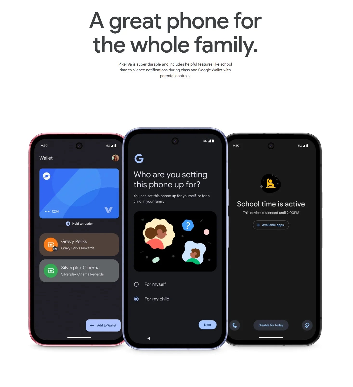Global Version Google Pixel 9a 5G Smartphone Google Tensor G4 6.3inches 120Hz Actua display 5100mAh Battery 48MP Rear Camera NFC