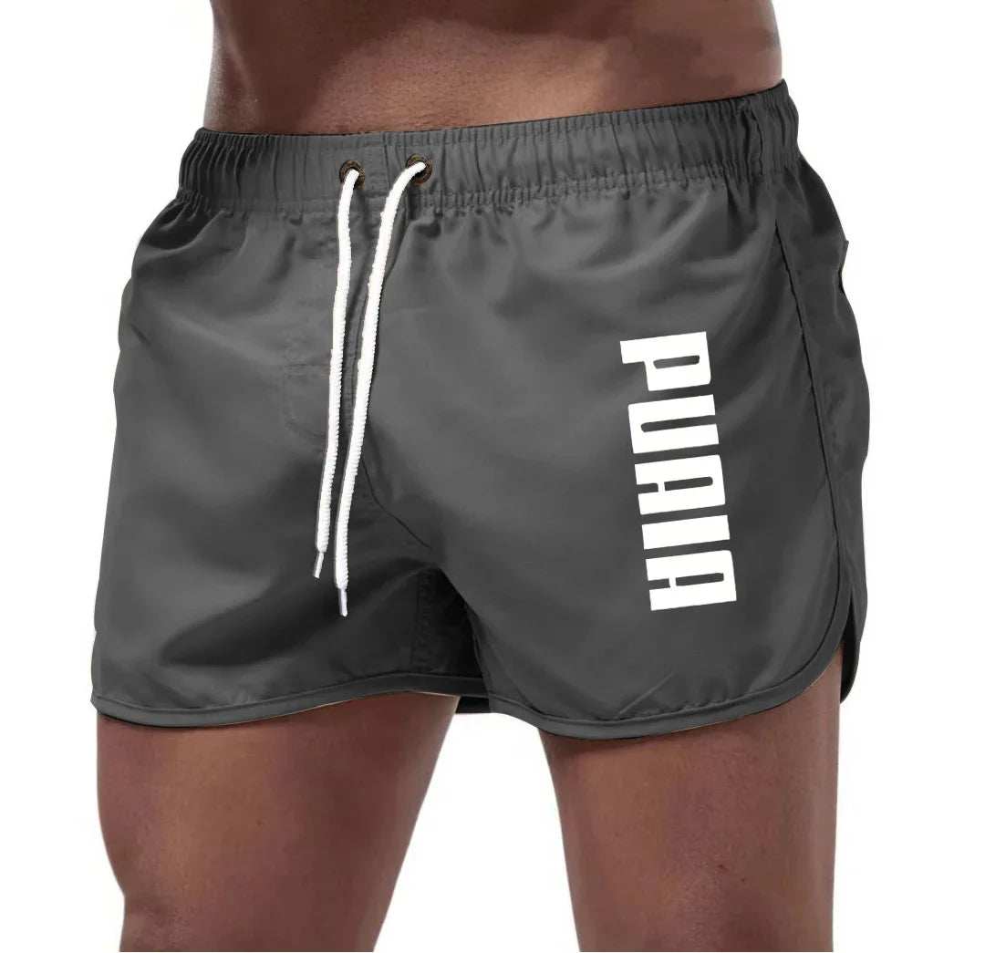Neue heiße Sommer Badehosen Sport Fitnessstudio Laufshorts Herren Bademode Luxus Strandshorts Schnelltrocknende Herren-Badehosen Boardshorts