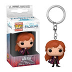 Neue FUNKO Schlüsselanhänger Disney Dämonin Prinzessin Bella Arielle Alice Anna Elsa Bell Jack Sally Stitch Actionfigur Spielzeug Ornamente
