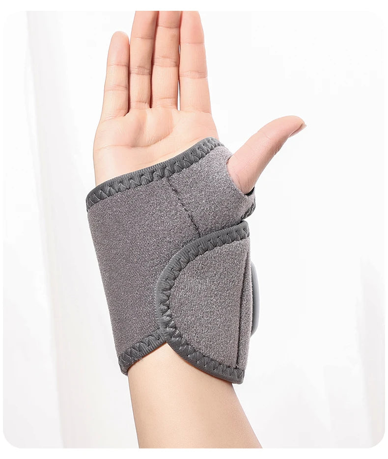 Elektrisches Wärme- und Vibrations-Knöchel-Handgelenk-Massagegerät, Heißkompressen-Therapie, Knöchelmassage, beheizte Bandage, Stützorthese, Fußschutz