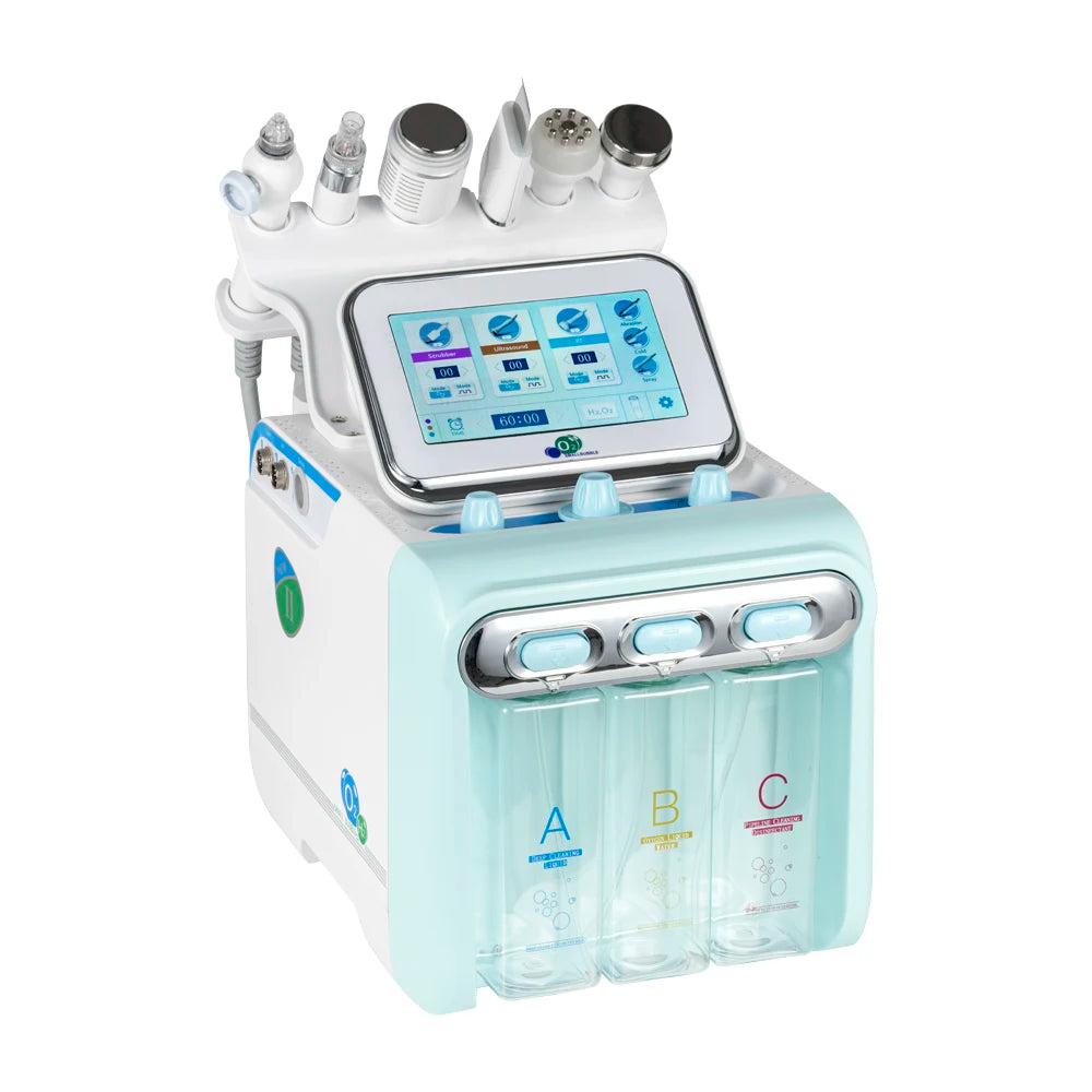 7-in-1 Dermabrasions-Peeling-Spa-Gesichtsmaschine Hautverjüngung Hydro-Dermabrasion Hydro-Aqua-Gesichtstiefenreinigung Hautpflegegerät