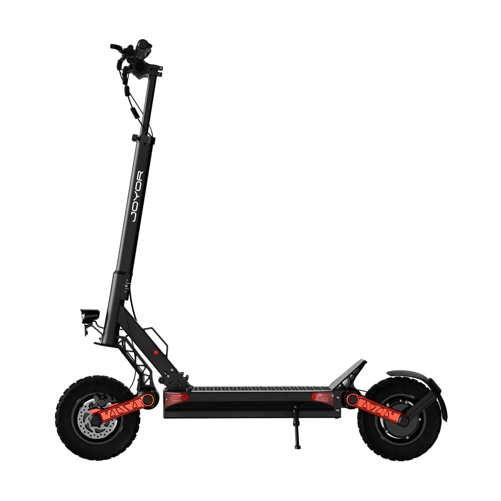 JOYOR S10-S-Z E-Scooter 60V 18Ah Doppelmotor 2000W 10 Zoll Reifen Erwachsenen E-Scooter Schwarz Höchstgeschwindigkeit 65km/h Reichweite 70-85km
