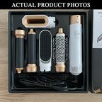 5-in-1 Haartrockner-Heißluftbürsten-Set, professioneller Lockenstab, Haarglätter, Styling-Werkzeug für professionelle Haartrockner im Haushalt