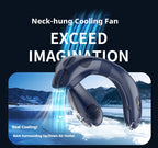 Neuer Nacken-Klimaanlage Tragbarer Nackenventilator Wiederaufladbarer Halbleiter-Kühlventilator Bladeless Ventilator Outdoor Persönlicher Ventilator Tragbarer Kühler