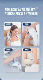 Foreverlily 26W Bürstenloser Motor Nacken- und Schultermassagegerät Kabelloses Nacken- und Rückenmassage-Schal Nackenmassager