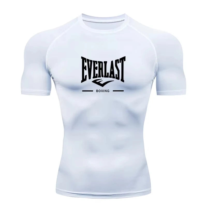 Neues Kompressions-Lauf-T-Shirt für Herren, Kurzarm, Fitnessstudio, Training, Sportbekleidung ZY00139