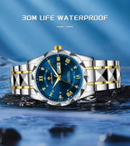 BANGWEI Elegante Luxus Quarz Damenuhr Mode Klassisch Einfach Edelstahluhren Automatisches Datum Wasserdicht Diamant Damen Armbanduhr