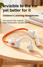 Air-Conduction-Stereo-Kopfhörer Kinder Open-Ear-Bluetooth-6.0-Ohrhörer Drahtlose Geräuschunterdrückung Lern-Musik-Headset Ohrbügel